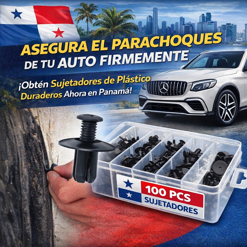 Clips universales para carro — ajuste seguro